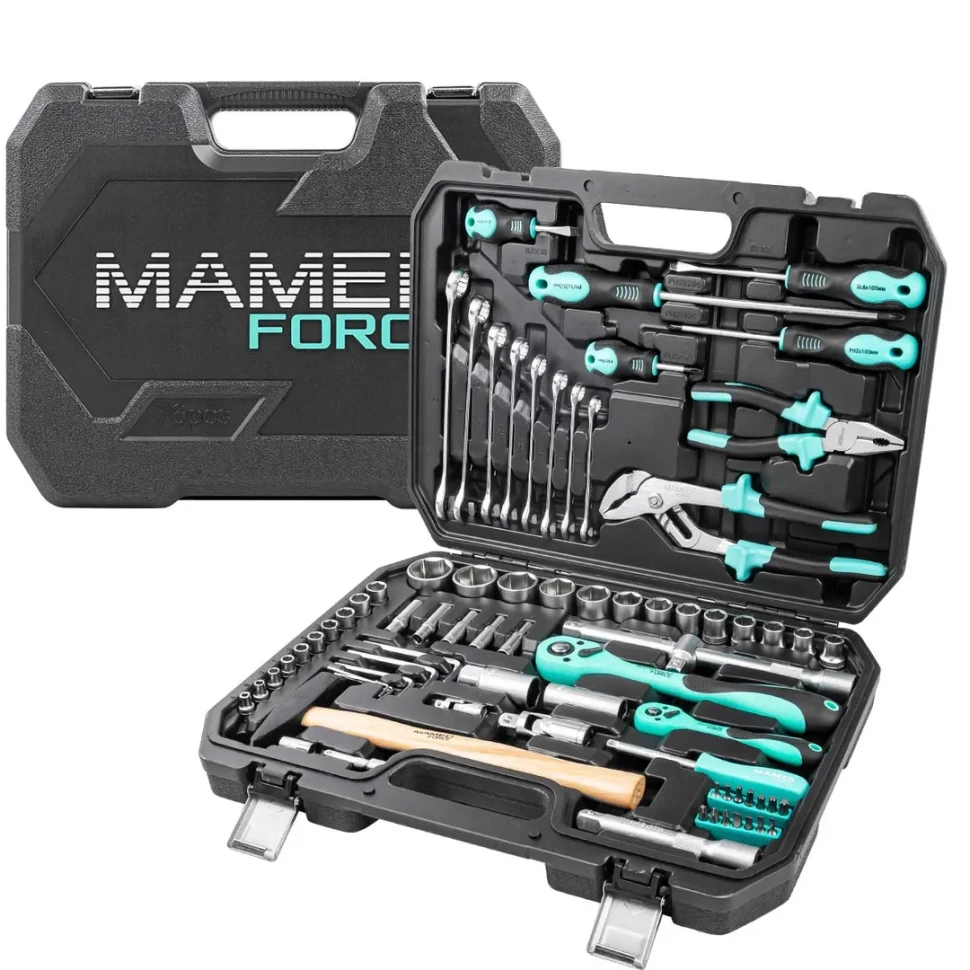 Набор инструментов PROFI 76пр. 1/4'',1/2''(6гр)(4-32мм)