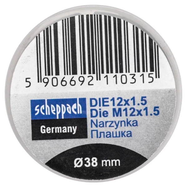 Плашка M12x1,5/Ф38