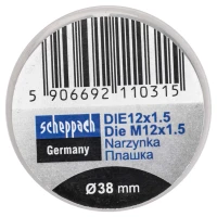 Плашка M12x1,5/Ф38
