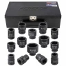 Набор головок ударных 3/4''14пр.(17,19,21,22,24,27,30,32,34,35,36,41,46,50) в кейсе