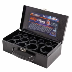 Набор головок ударных 3/4''14пр.(17,19,21,22,24,27,30,32,34,35,36,41,46,50) в кейсе