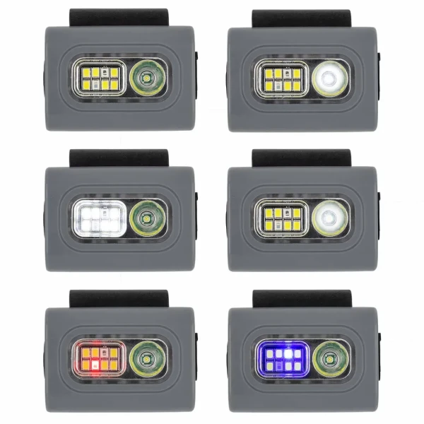 Фонарь ручной аккумуляторный с налобной лентой и магнитным держателем (6 реж. работы, аккум. 500мАч, световой поток 1200 Лм, время работы 1-3ч, время