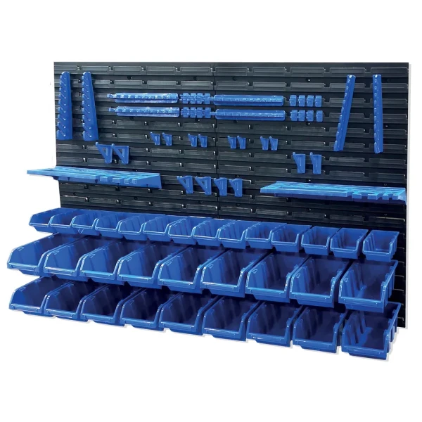 Настенный пластиковый стеллаж-органайзер для инструментов