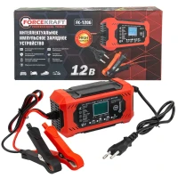 Устройство зарядное импульсное для АКБ с жидкокристаллическим дисплеем (12В,автостоп,функция восст.-я,защита от превыш.напряж. и короткого замыкания)