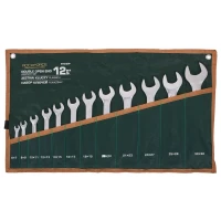 Ключи рожковые, набор 12пр. (6х7, 8х9, 10х11, 12х13, 14х15, 16х17, 18х19, 20х22, 21х23, 24х27, 25х28, 30х32мм)
