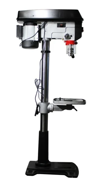 Станок сверлильный напольный (220В, 900Вт, 170-3000об/мин, диаметр сверла - 5-20мм, 16 скоростей)