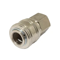 Быстроразъем пневматический с клапаном, внутренняя резьба 1/4''