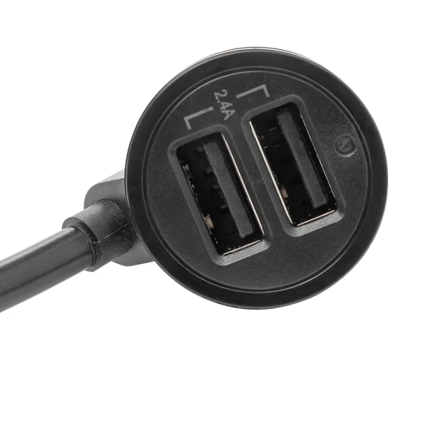 Автомобильное зарядное устройство FY-198 (12V-24V, USB 2, 3, 4:5V-Max 2.4A, QC3.0: 5V/3A,9V/2A,12V/1.5A)