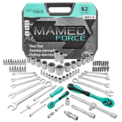 Набор инструментов PROFI 82пр. 1/4'',1/2''(6гр)(4-32мм)