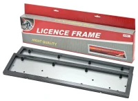 Рамка для номера нержавейка 2шт (CARBON) HJ-PF001