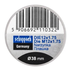 Плашка M12x1,75/Ф38