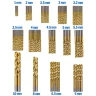 Набор сверл по металлу,100пр.(1,2,2.5,3,3.2,3.5,4-по 10шт,4.5,5,5.5,6,6.5-по 5шт,8,10-по 2шт)в кейсе