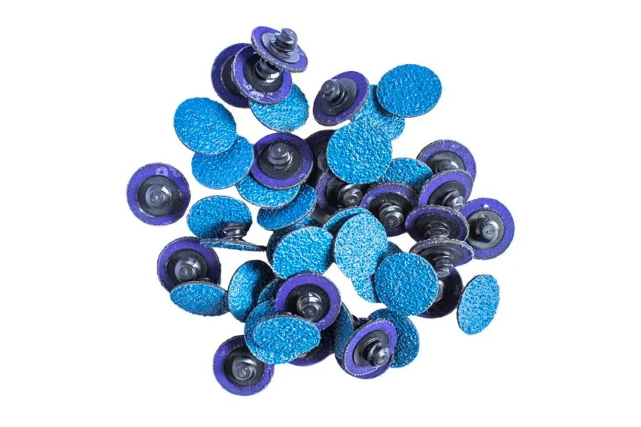 Круг абразивный шлифовальный 50мм (№120,синий)(к-т 50шт)