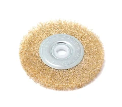 Кордщетка дисковая латунная для УШМ 100мм, в блистере