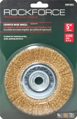 Кордщетка дисковая латунная для УШМ 100мм, в блистере