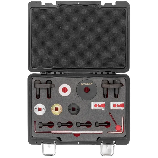 Набор фиксаторов для обслуживания двигателей группы VAG (1.8/2.0 TSI), в кейсе ''Pemium''