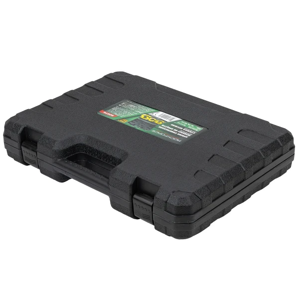 Стяжка пружин с 3-мя парами захватов и пластиковыми накладками, 7пр.(раб. диапазон:80-317мммм, диаметры захватов: 80/110/165 мм),в кейсе