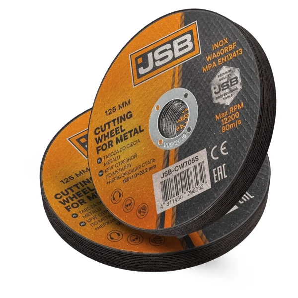 Круг отрезной по металлу и нержавеющей стали 125x1.0x22.2мм (к-т 20 шт)