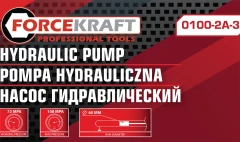 Насос гидравлический, 20т (объем масла - 0.6л, давление - 720-1080 bar )