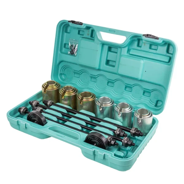 Набор инструментов для снятия и установки втулок, подшипников и сайлентблоков универсальный, 26пр. (М10, М12, М14, М16) в кейсе