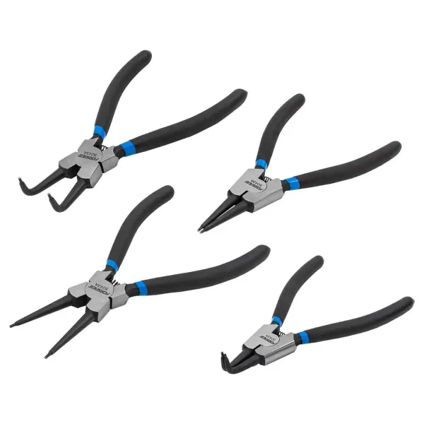 Набор съемников стопорных колец 4пр(L-175мм), на полотне