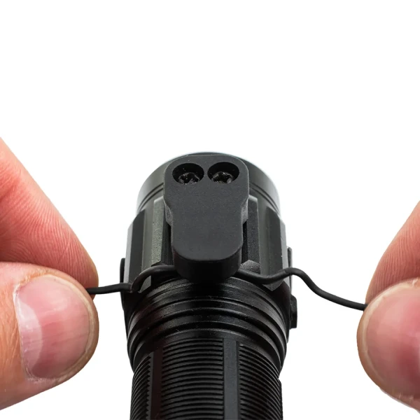 Фонарь ручной аккумуляторный с магнитом и мини-резаком (6 режимов работы, аккум. 500мАч, световой поток 1200 Лм, время работы 1-3ч, время зар. 2ч)