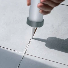 Пистолет для силикона алюминиевый 600мл