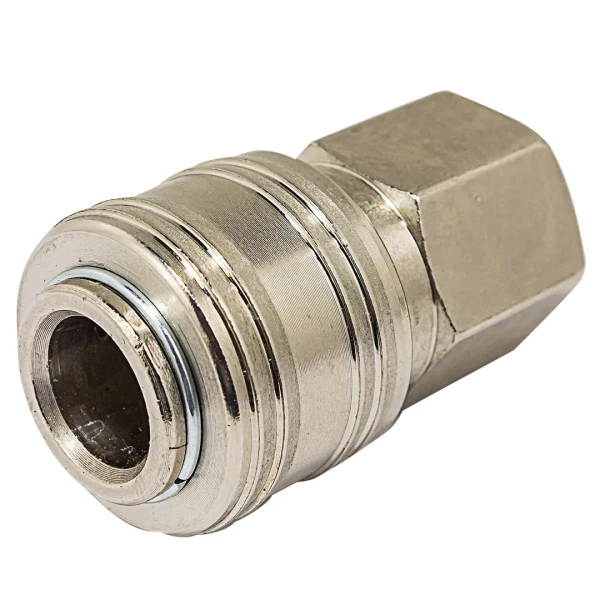 Быстроразъем пневматический с клапаном, внутренняя резьба 3/8''