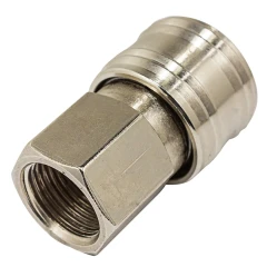 Быстроразъем пневматический с клапаном, внутренняя резьба 3/8''