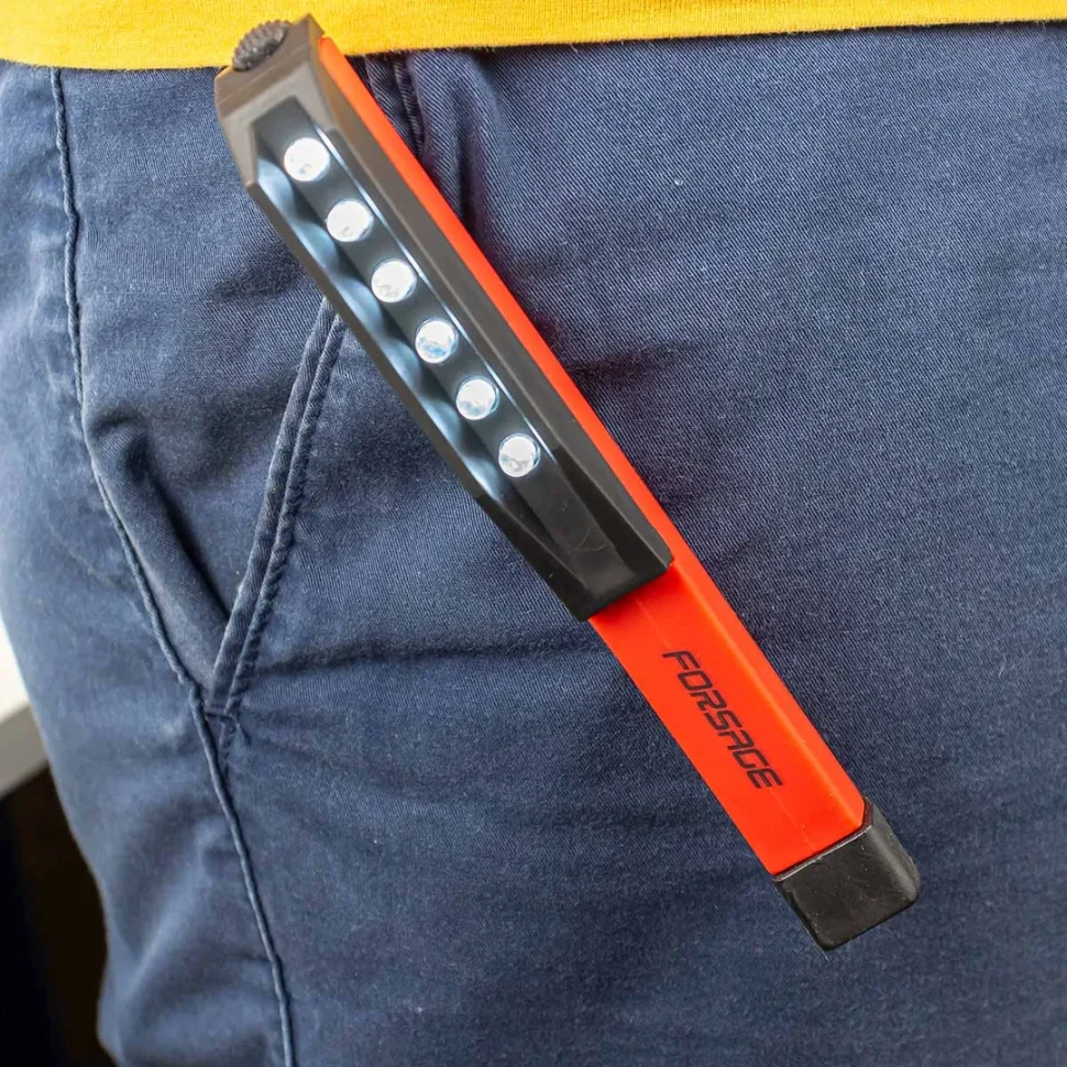 Фонарик переносной светодиодный в комплекте с батарейками (6LED, 3xAAA), в блистере