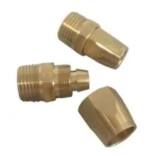 Соединитель резьбовой 1/2''с зажимом для шланга 11*16мм