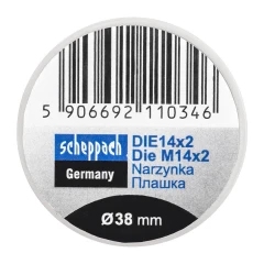 Плашка M14x2/Ф38