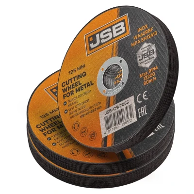 Круг отрезной по металлу и нержавеющей стали 125x1.0x22.2мм (к-т 30 шт)