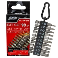 Биты TORX 1/4''х50мм, набор 10пр.