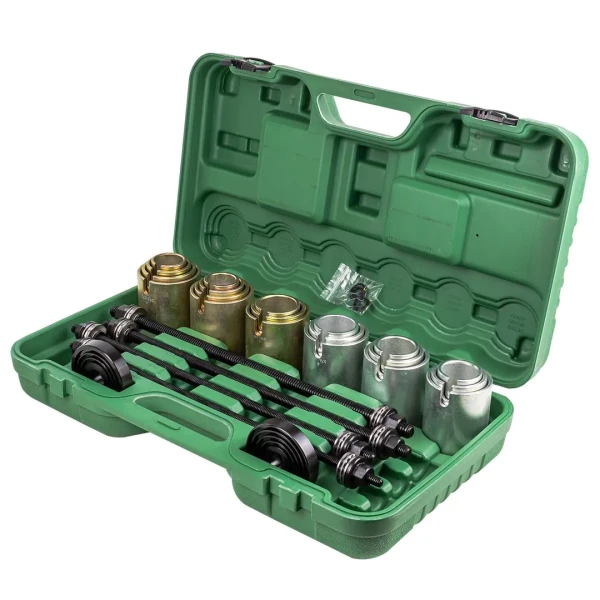 Набор инструментов для снятия и установки втулок, подшипников и сайлентблоков универсальный, 26пр. (М10, М12, М14, М16) в кейсе