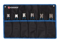 Набор съемников стопорных колец, 6пр(L-185ммх2шт,L-200ммх2шт,L-225ммх2шт), на полотне