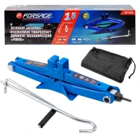 Домкрат механический ''ромб''1.5т (h min 104мм, h max 385мм, L-415мм)