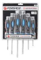 Набор отверток силовых магнитных ''Profi''6пр.(SL:5.5х100,6.5х125,8.0х150мм, PH:1х75,2х100,3х125мм)в блистере