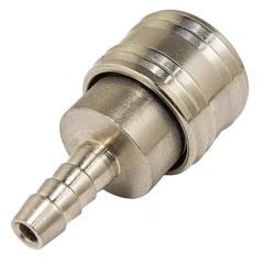 Быстроразъем пневматический с клапаном, ''елочка''8мм