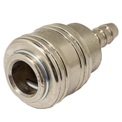 Быстроразъем пневматический с клапаном, ''елочка''8мм