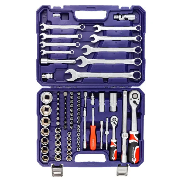 Набор инструментов 82пр.1/4'',1/2''(6гр.)(4-32мм)