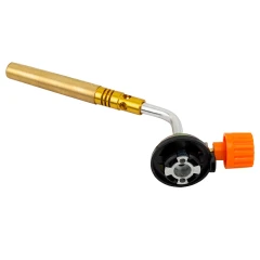 Горелка газовая на цанговый баллон (t-1300гр., L-195мм), в блистере