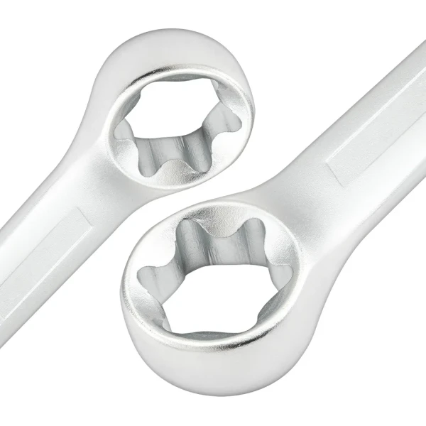 Набор ключей накидных Е-профиль 4пр. (Е6хЕ8, Е10ХЕ12, Е14ХЕ18, Е20хЕ24) в блистере