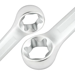 Набор ключей накидных Е-профиль 4пр. (Е6хЕ8, Е10ХЕ12, Е14ХЕ18, Е20хЕ24) в блистере