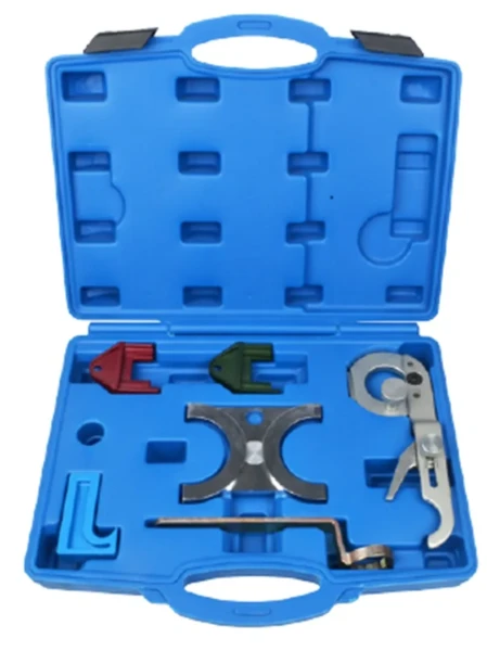 Набор фиксаторов для обслуживания двигателей SAAB, Opel Vauxhall 7пр.(2.5, 2.6, 3.0, 3.2 V6), в кейсе