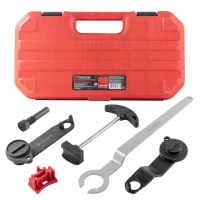 Набор фиксаторов для обслуживания двигателей Audi, VW, Seat, Skoda 5пр.(1.0, 1.2, 1.4 3 and 4 cyl, 1.2, 1.4 TSI), в кейсе