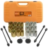 Набор инструментов для снятия и установки втулок, подшипников и сайлентблоков универсальный, 26пр. (М10, М12, М14, М16) в кейсе