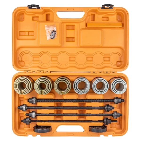 Набор инструментов для снятия и установки втулок, подшипников и сайлентблоков универсальный, 26пр. (М10, М12, М14, М16) в кейсе