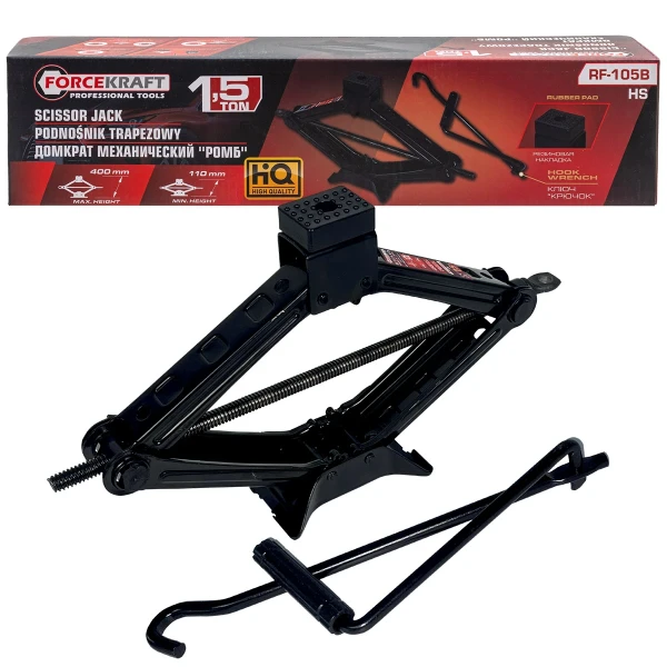 Домкрат механический ''ромб''1,5т