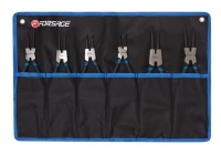 Набор съемников стопорных колец, 6пр(L-185ммх4шт,L-225ммх2шт), на полотне